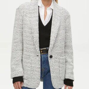 Michael Stars Macey Wool Blend Sweater Blazer